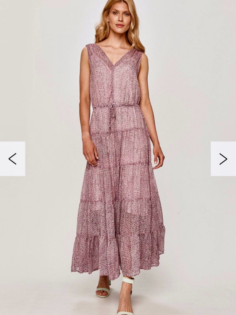DKNY SHIFT TIERED MAXI DRESS, SZ XS, NWT